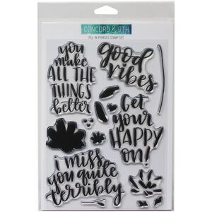 Concord & 9th 10188 Clear Stamps 6"X8"-Fill-in Phrases